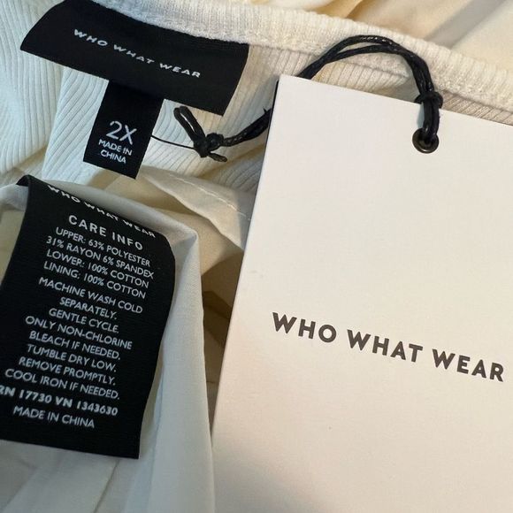 Who What Wear plus size 2x sleeveless maxi dress with side pockets - Picture 6 of 6